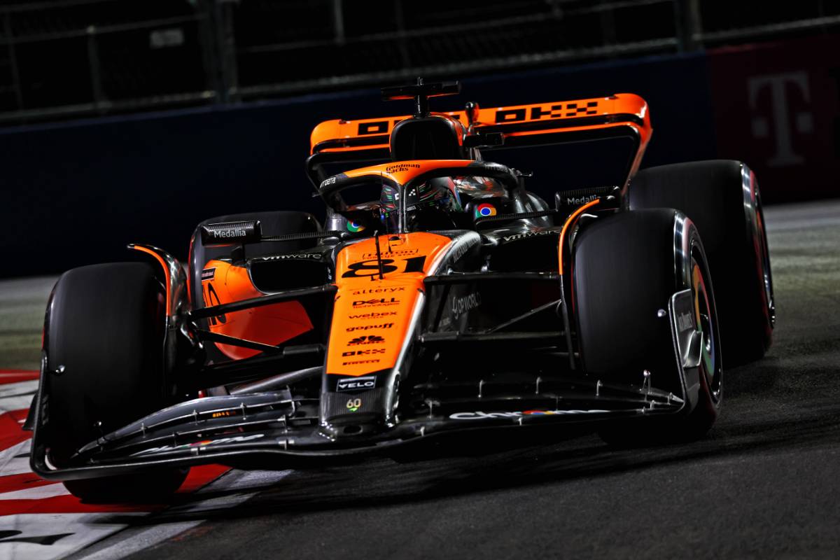 Russell edges Piastri in final practice in Las Vegas