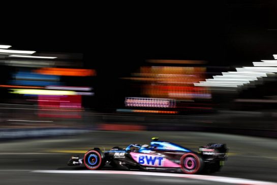 Pierre Gasly (FRA) Alpine F1 Team A523.
17.11.2023. Formula 1 World Championship, Rd 22, Las Vegas Grand Prix, Las Vegas, Nevada, USA, Qualifying Day.
- www.xpbimages.com, EMail: requests@xpbimages.com © Copyright: Moy / XPB Images