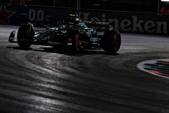 Fernando Alonso (ESP) Aston Martin F1 Team AMR23.
17.11.2023. Formula 1 World Championship, Rd 22, Las Vegas Grand Prix, Las Vegas, Nevada, USA, Qualifying Day.
- www.xpbimages.com, EMail: requests@xpbimages.com © Copyright: Coates / XPB Images