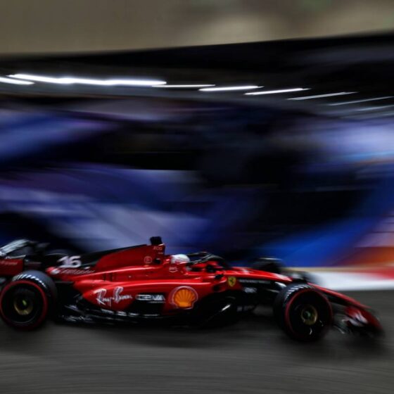 Leclerc surprised to make it onto front row in Abu Dhabi