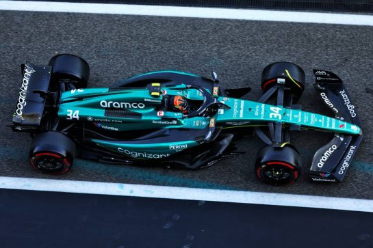 Felipe Drugovich (BRA) Aston Martin F1 Team AMR23, Reserve and Development Programme Driver.
28.11.2023. Formula 1 Testing, Yas Marina Circuit, Abu Dhabi, Tuesday.
- www.xpbimages.com, EMail: requests@xpbimages.com © Copyright: Batchelor / XPB Images