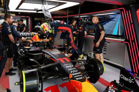 Sergio Perez (MEX) Red Bull Racing RB19.
28.11.2023. Formula 1 Testing, Yas Marina Circuit, Abu Dhabi, Tuesday.
- www.xpbimages.com, EMail: requests@xpbimages.com © Copyright: Moy / XPB Images