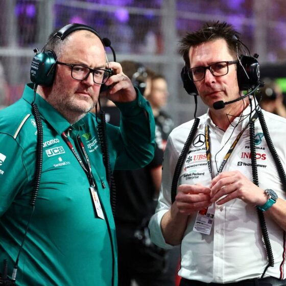 Mercedes and Aston used separate doors in shared wind tunnel