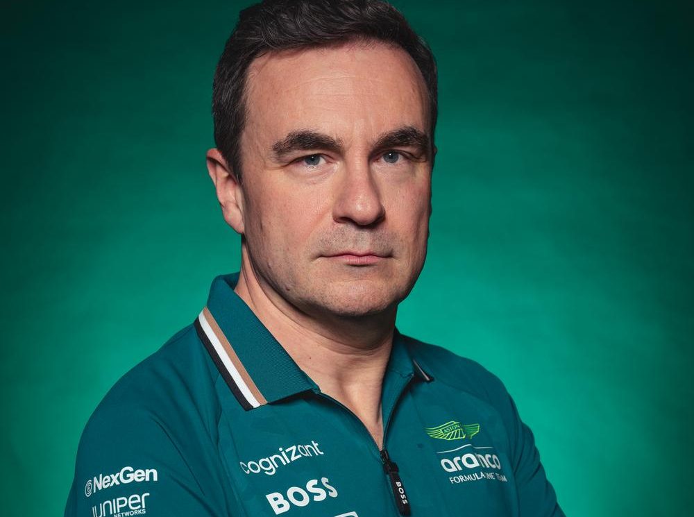 Imagery of Dan Fallows from the 2024 pre-season photoshoot. © Aston Martin