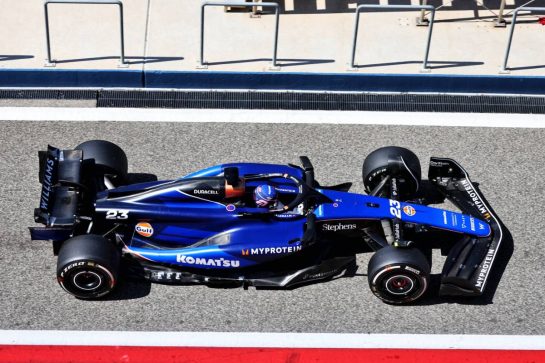 Alexander Albon (THA) Williams Racing FW46.
21.02.2024. Formula 1 Testing, Sakhir, Bahrain, Day One.
- www.xpbimages.com, EMail: requests@xpbimages.com © Copyright: Batchelor / XPB Images