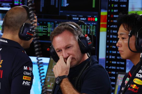 Christian Horner (GBR) Red Bull Racing Team Principal.
21.02.2024. Formula 1 Testing, Sakhir, Bahrain, Day One.
- www.xpbimages.com, EMail: requests@xpbimages.com © Copyright: Coates / XPB Images