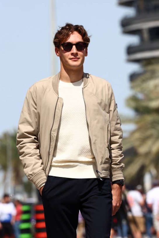 George Russell (GBR) Mercedes AMG F1.
28.02.2024. Formula 1 World Championship, Rd 1, Bahrain Grand Prix, Sakhir, Bahrain, Preparation Day.
 - www.xpbimages.com, EMail: requests@xpbimages.com &copy; Copyright: Coates / XPB Images