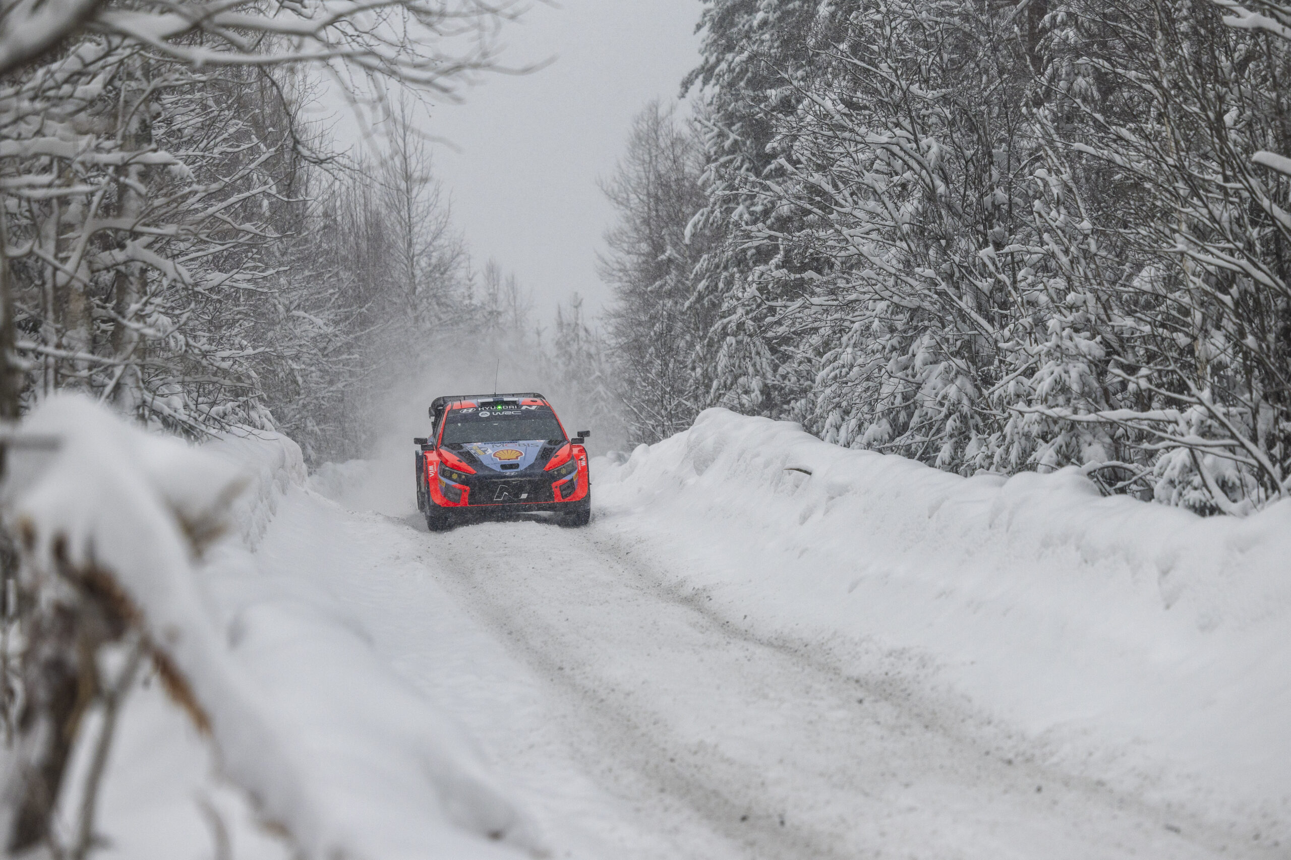WRC – Lappi on top after eventful Friday on Rally Sweden