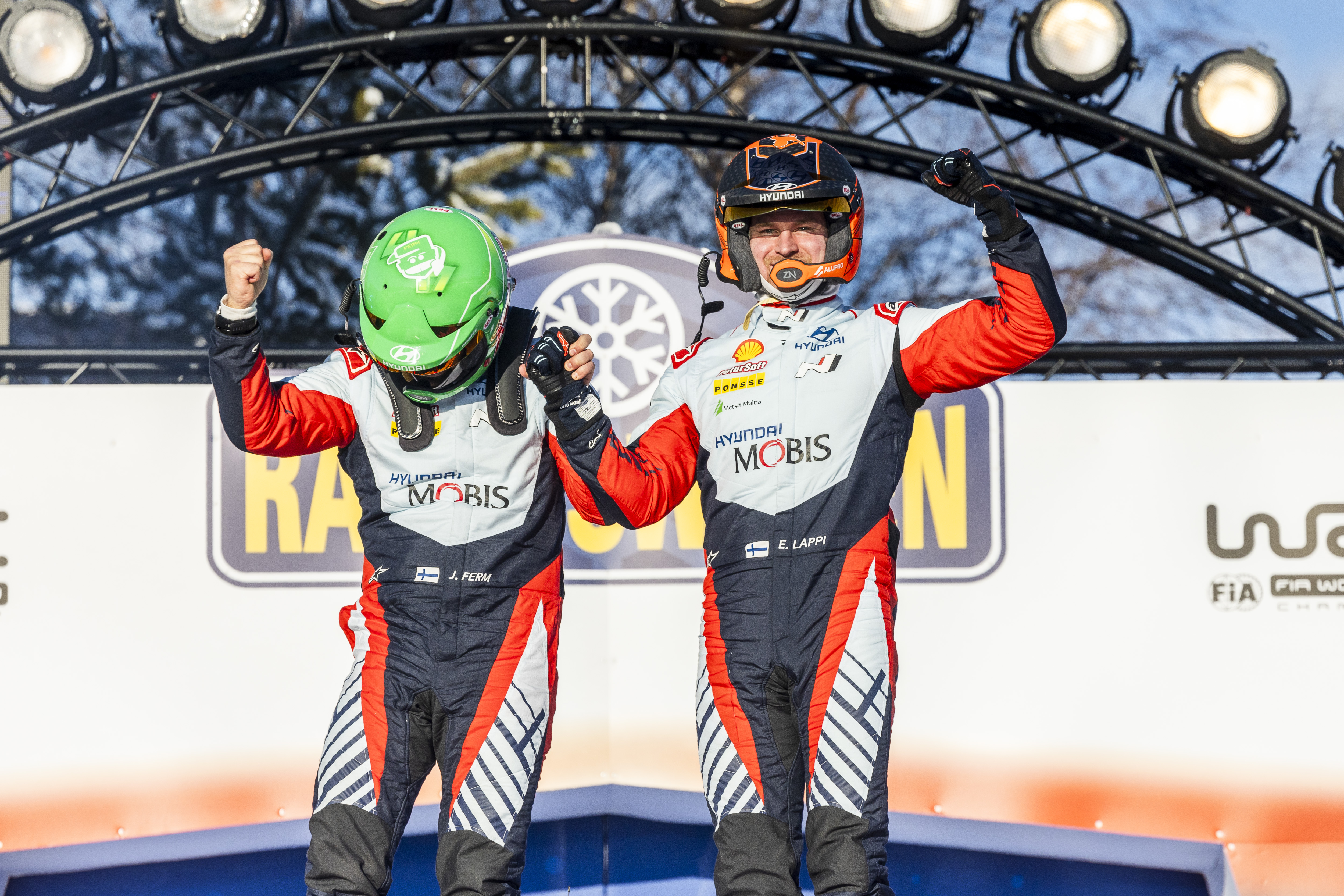 2024 WRC - Rally Sweden - Esapekka Lappi and Janne Ferme, Hyundai Shell Mobis WRT 2024 WRC - Rally Sweden - Esapekka Lappi and Janne Ferme, Hyundai Shell Mobis WRT