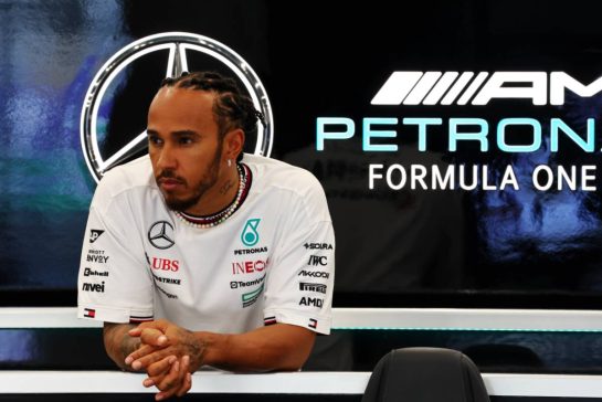 Lewis Hamilton (GBR) Mercedes AMG F1.
06.03.2024. Formula 1 World Championship, Rd 2, Saudi Arabian Grand Prix, Jeddah, Saudi Arabia, Preparation Day.
- www.xpbimages.com, EMail: requests@xpbimages.com © Copyright: Coates / XPB Images