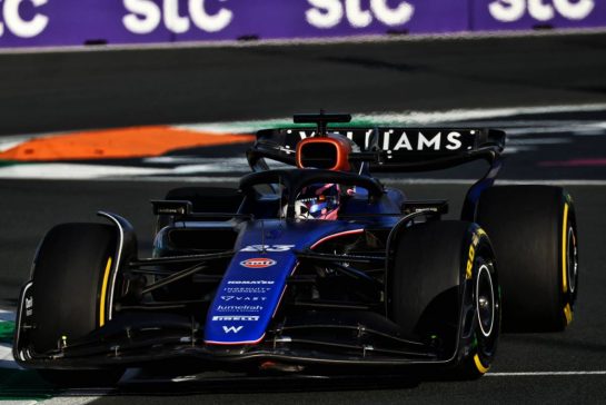 Alexander Albon (THA) Williams Racing FW46.
07.03.2024. Formula 1 World Championship, Rd 2, Saudi Arabian Grand Prix, Jeddah, Saudi Arabia, Practice Day.
- www.xpbimages.com, EMail: requests@xpbimages.com © Copyright: Coates / XPB Images