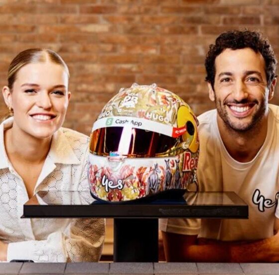 Ricciardo’s 2024 Australian GP helmet is up for grabs