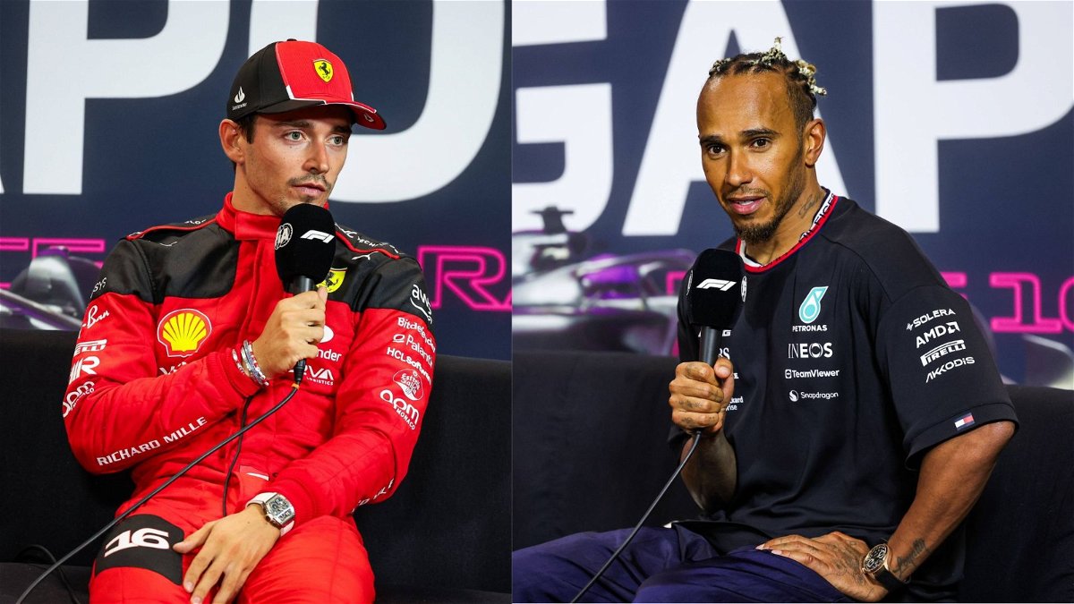 Charles Leclerc & Lewis Hamilton