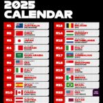 Formula 1 unveils 75th anniversary 2025 calendar