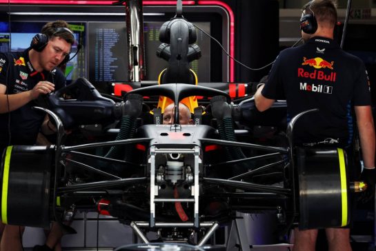 Red Bull Racing RB20 being prepared.
18.04.2024. Formula 1 World Championship, Rd 5, Chinese Grand Prix, Shanghai, China, Preparation Day.
- www.xpbimages.com, EMail: requests@xpbimages.com &copy; Copyright: Rew / XPB Images