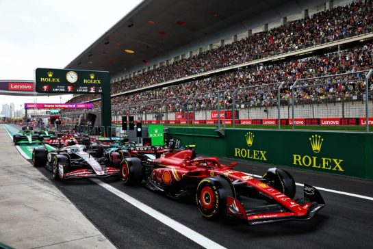 Carlos Sainz Jr (ESP) Ferrari SF-24 leaves the pits.
19.04.2024. Formula 1 World Championship, Rd 5, Chinese Grand Prix, Shanghai, China, Sprint Qualifying Day.
- www.xpbimages.com, EMail: requests@xpbimages.com © Copyright: Batchelor / XPB Images