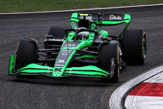 Zhou Guanyu (CHN) Sauber C44.
19.04.2024. Formula 1 World Championship, Rd 5, Chinese Grand Prix, Shanghai, China, Sprint Qualifying Day.
- www.xpbimages.com, EMail: requests@xpbimages.com © Copyright: Bearne / XPB Images
