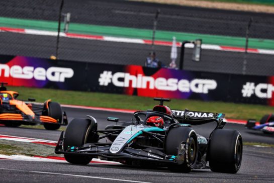 George Russell (GBR) Mercedes AMG F1 W15.
21.04.2024. Formula 1 World Championship, Rd 5, Chinese Grand Prix, Shanghai, China, Race Day.
- www.xpbimages.com, EMail: requests@xpbimages.com © Copyright: Batchelor / XPB Images