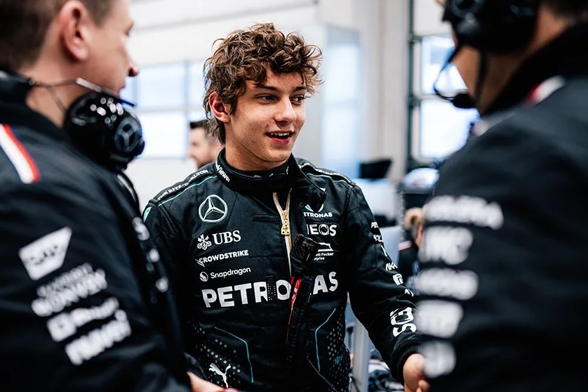 Antonelli reflects on ‘incredible’ first F1 test with Mercedes