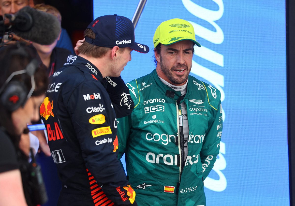 Max Verstappen and Fernando Alonso