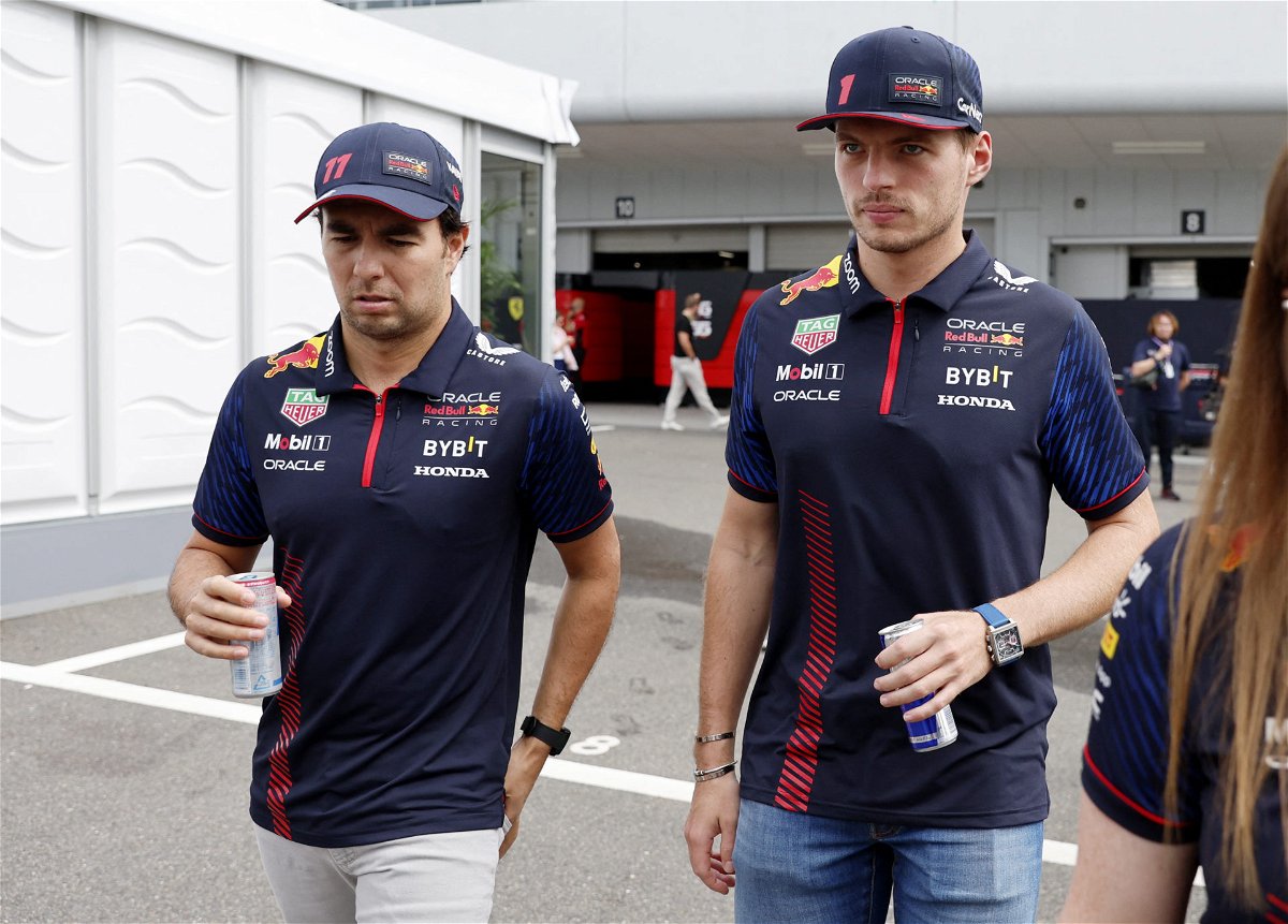 Max Verstappen and Sergio Perez