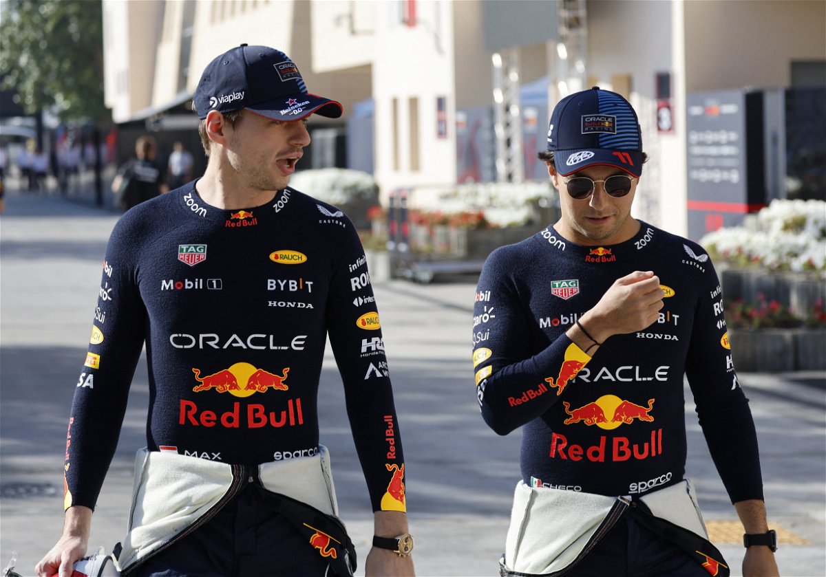 Max Verstappen and Sergio Perez