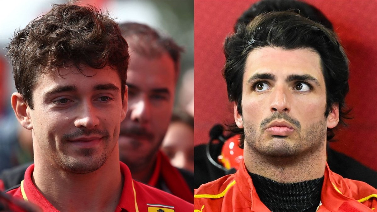 Charles Leclerc and Carlos Sainz