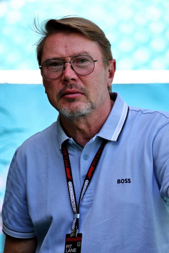 Mika Hakkinen (FIN).
03.05.2024. Formula 1 World Championship, Rd 6, Miami Grand Prix, Miami, Florida, USA, Sprint Qualifying Day.
- www.xpbimages.com, EMail: requests@xpbimages.com © Copyright: Moy / XPB Images