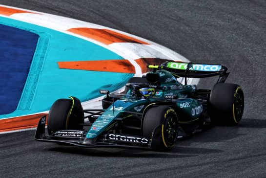 Fernando Alonso (ESP) Aston Martin F1 Team AMR24.
03.05.2024. Formula 1 World Championship, Rd 6, Miami Grand Prix, Miami, Florida, USA, Sprint Qualifying Day.
- www.xpbimages.com, EMail: requests@xpbimages.com © Copyright: Moy / XPB Images