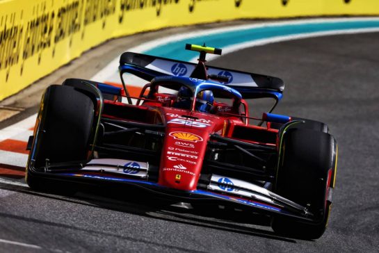 Carlos Sainz Jr (ESP) Ferrari SF-24.
03.05.2024. Formula 1 World Championship, Rd 6, Miami Grand Prix, Miami, Florida, USA, Sprint Qualifying Day.
- www.xpbimages.com, EMail: requests@xpbimages.com © Copyright: Coates / XPB Images