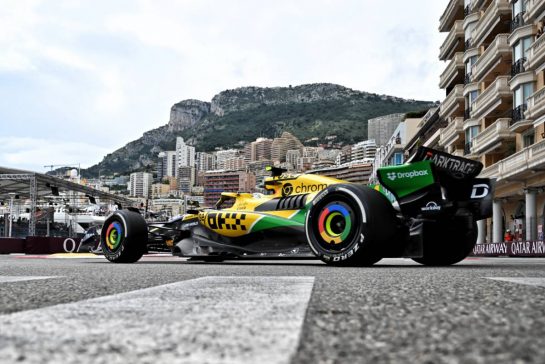 Lando Norris (GBR) McLaren MCL38.
24.05.2024. Formula 1 World Championship, Rd 8, Monaco Grand Prix, Monte Carlo, Monaco, Practice Day.
- www.xpbimages.com, EMail: requests@xpbimages.com © Copyright: Price / XPB Images