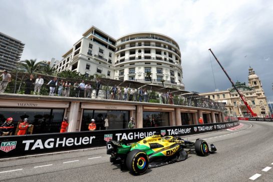 Oscar Piastri (AUS) McLaren MCL38.
24.05.2024. Formula 1 World Championship, Rd 8, Monaco Grand Prix, Monte Carlo, Monaco, Practice Day.
- www.xpbimages.com, EMail: requests@xpbimages.com © Copyright: Moy / XPB Images
