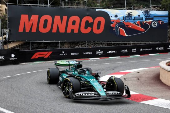 Lance Stroll (CDN) Aston Martin F1 Team AMR24.
24.05.2024. Formula 1 World Championship, Rd 8, Monaco Grand Prix, Monte Carlo, Monaco, Practice Day.
- www.xpbimages.com, EMail: requests@xpbimages.com © Copyright: Bearne / XPB Images