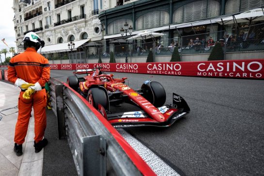 Charles Leclerc (MON) Ferrari SF-24.
24.05.2024. Formula 1 World Championship, Rd 8, Monaco Grand Prix, Monte Carlo, Monaco, Practice Day.
- www.xpbimages.com, EMail: requests@xpbimages.com © Copyright: Price / XPB Images
