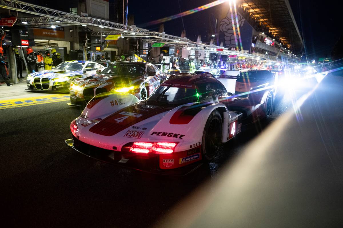 Mathieu Jaminet (FRA) / Felipe Nasr (BRA) / Nick Tandy (GBR) #04 Porsche Penske Motorsport, Porsche 963.
13.06.2024. FIA World Endurance Championship, Round 4, Le Mans 24 Hours, Practice and Qualifying, Le Mans, France, Thursday.
- www.xpbimages.com, EMail: requests@xpbimages.com - Copyright: Price / XPB Images