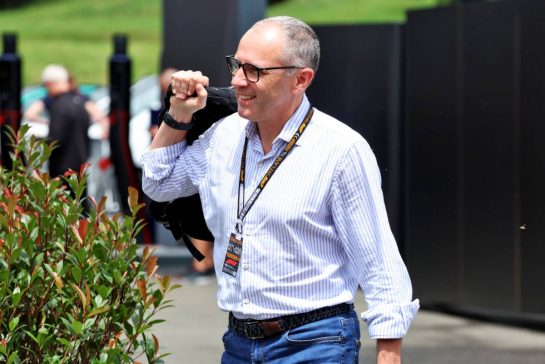 Stefano Domenicali (ITA) Formula One President and CEO.
27.06.2024. Formula 1 World Championship, Rd 11, Austrian Grand Prix, Spielberg, Austria, Preparation Day.
- www.xpbimages.com, EMail: requests@xpbimages.com © Copyright: Bearne / XPB Images