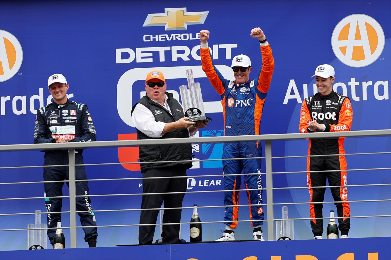 Dixon masterclass overcomes mayhem in Detroit Grand Prix