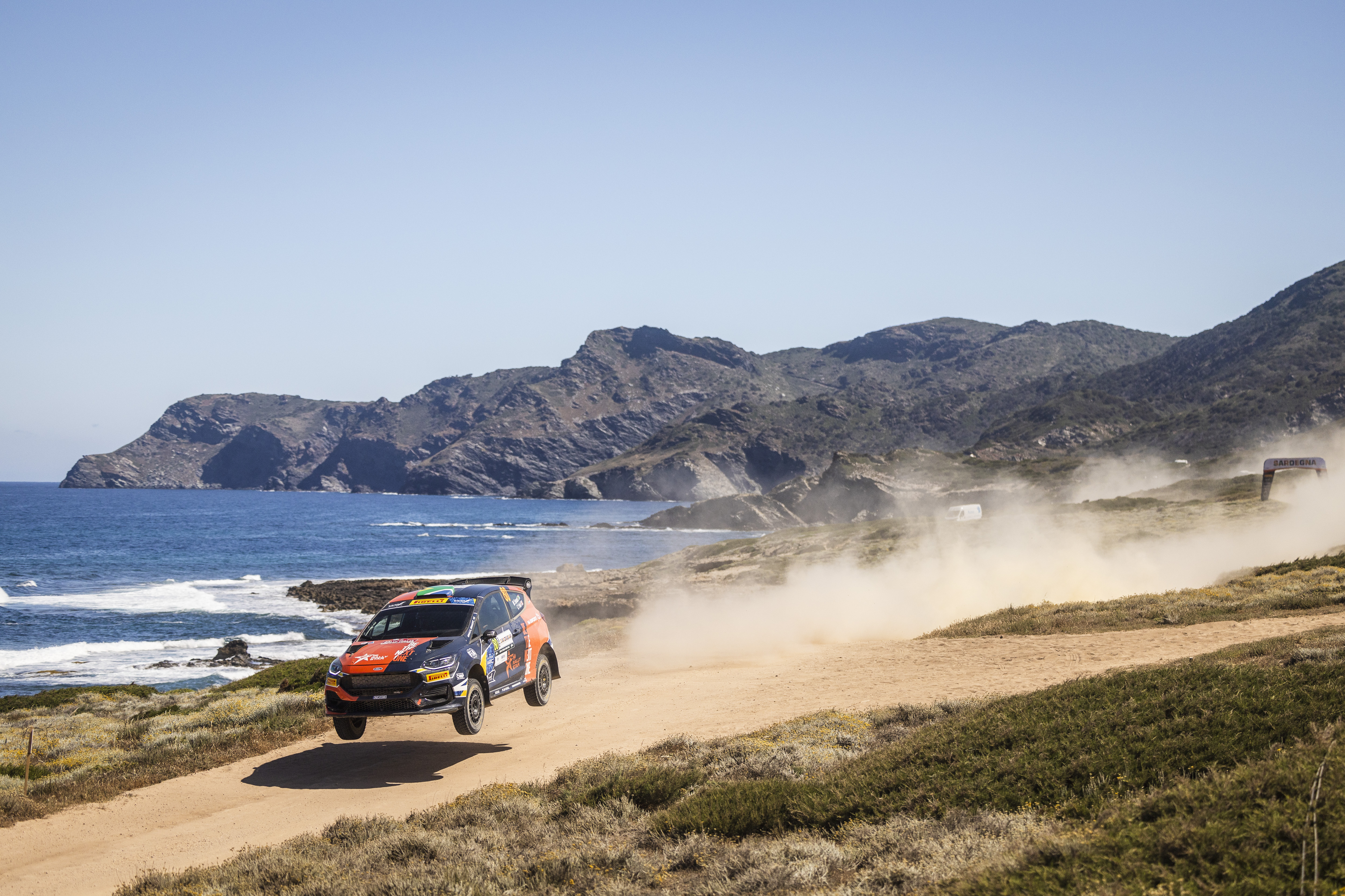 70 JÜRGENSON Romet, OJA Siim, Ford Fiesta Rally3, action during the Rally Italia Sardegna 2024, 6th round of the 2024 WRC World Rally Car Championship, from May 30 to June 2, 2024 at Alghero, Sardegna - Photo Nikos Katikis / DPPI 70 JÜRGENSON Romet, OJA Siim, Ford Fiesta Rally3, action during the Rally Italia Sardegna 2024, 6th round of the 2024 WRC World Rally Car Championship, from May 30 to June 2, 2024 at Alghero, Sardegna - Photo Nikos Katikis / DPPI