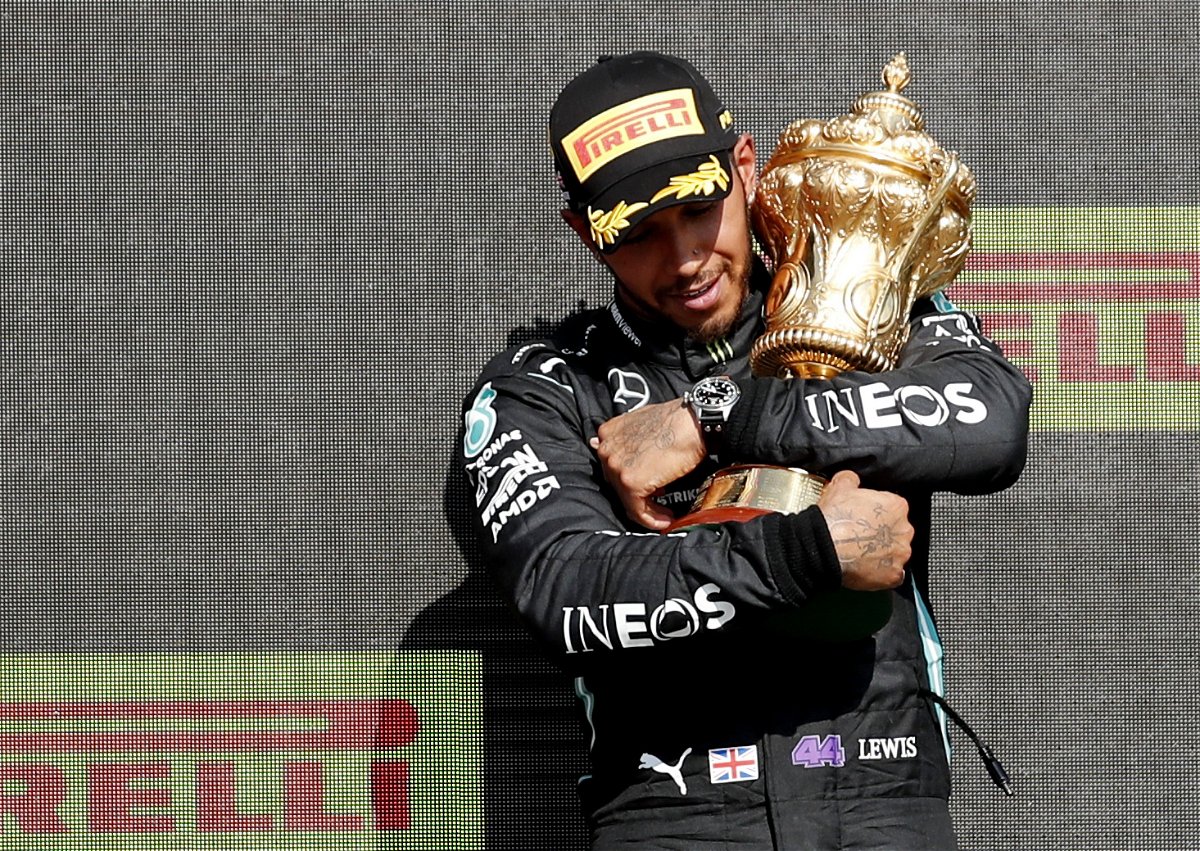 Lewis Hamilton at British Grand Prix