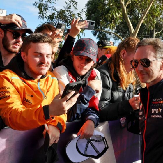 Horner finally makes his debut as Red Bull F1 driver