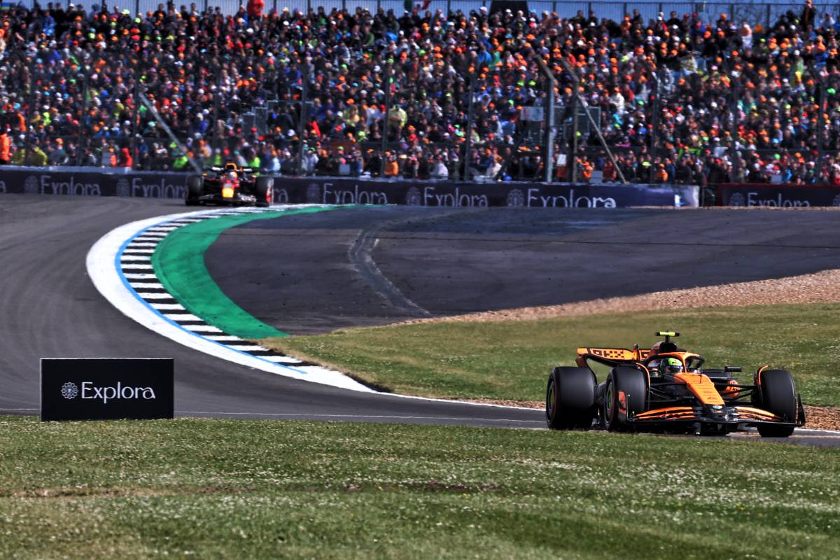 Lando Norris (GBR) McLaren MCL38. 07.07.2024. Formula 1 World Championship, Rd 12, British Grand Prix, Silverstone, England, Race Day. - www.xpbimages.com, EMail: requests@xpbimages.com © Copyright: Davenport / XPB Images