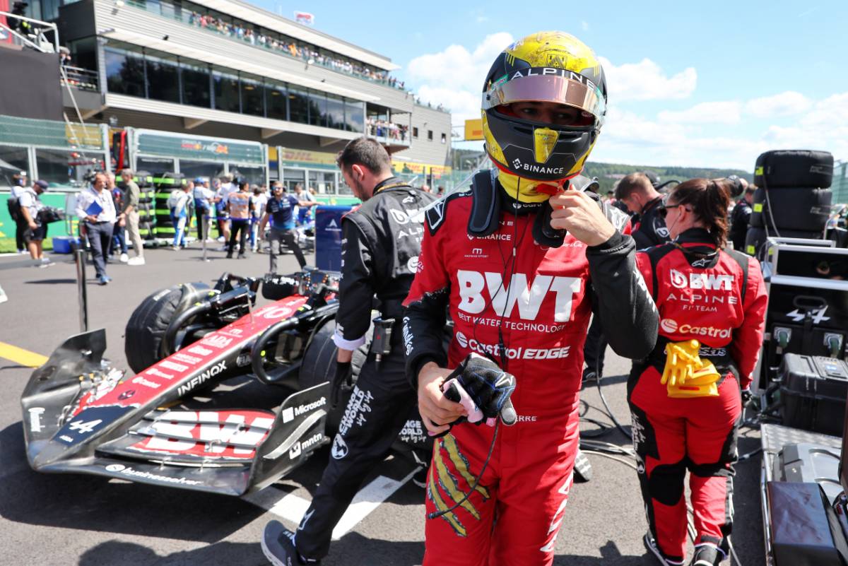 Pierre Gasly (FRA) Alpine F1 Team A524 on the grid.
28.07.2024. Formula 1 World Championship, Rd 14, Belgian Grand Prix, Spa Francorchamps, Belgium, Race Day.
- www.xpbimages.com, EMail: requests@xpbimages.com © Copyright: Moy / XPB Images