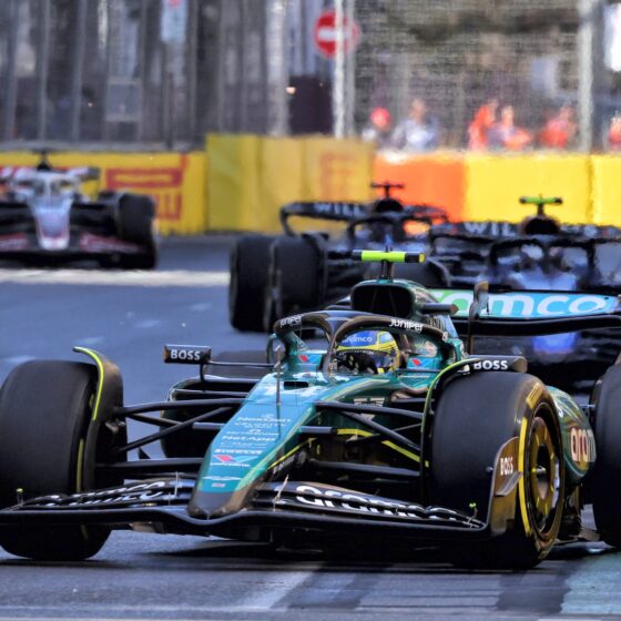 Alonso impressed by F1 field’s level of ‘risk and precision’ in Baku