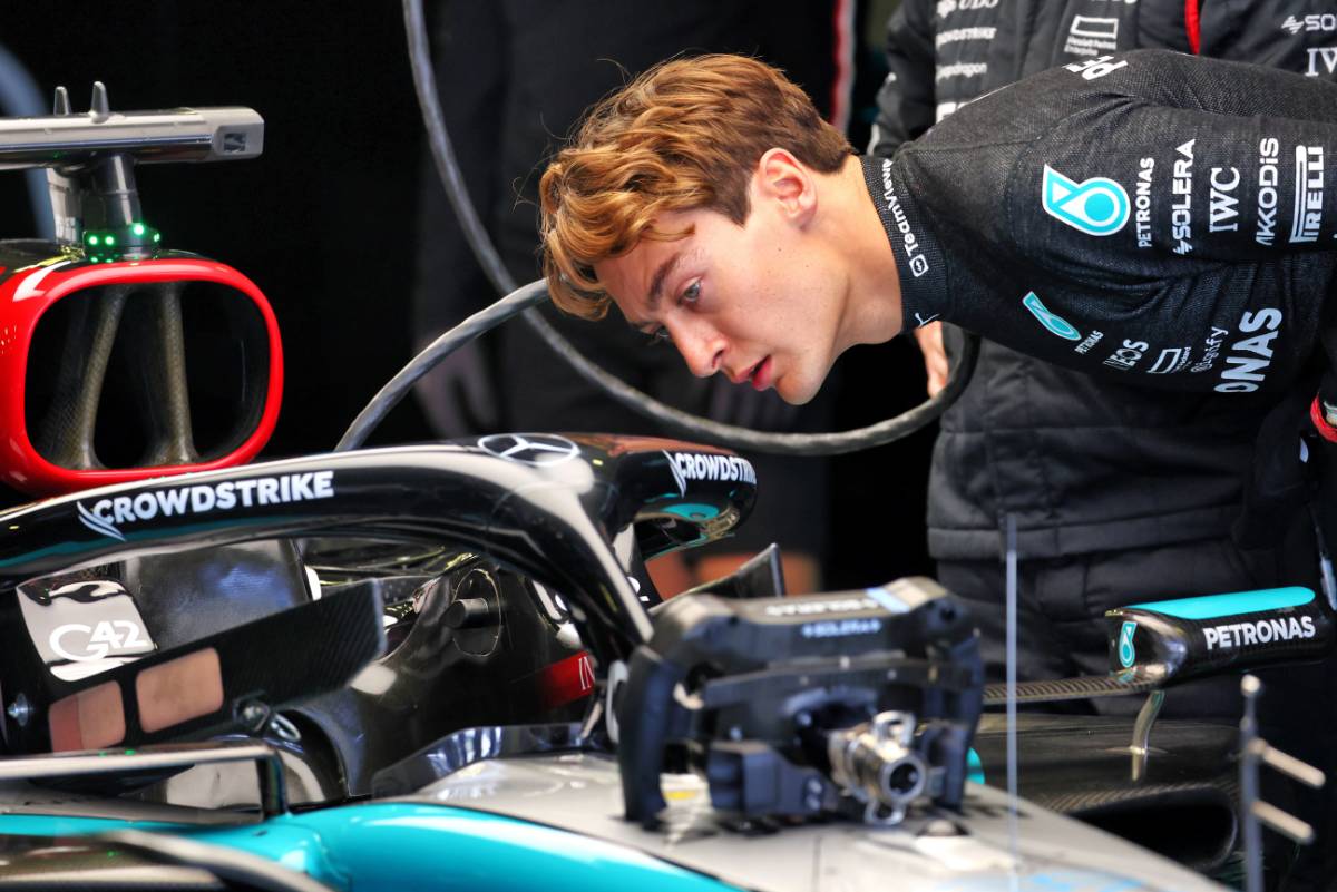 Russell blames kerb bounce for FP2 crash in Mexico City