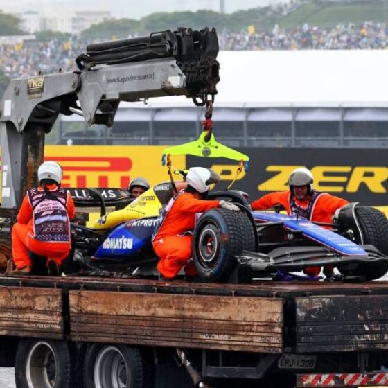 Albon forced out of Sao Paulo GP following Q3 crash!