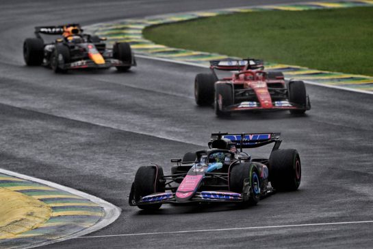Esteban Ocon (FRA) Alpine F1 Team A524.
03.11.2024. Formula 1 World Championship, Rd 21, Brazilian Grand Prix, Sao Paulo, Brazil, Race Day.
- www.xpbimages.com, EMail: requests@xpbimages.com &copy; Copyright: Price / XPB Images