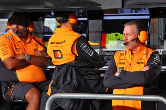 Zak Brown (USA) McLaren Executive Director.
21.11.2024. Formula 1 World Championship, Rd 22, Las Vegas Grand Prix, Las Vegas, Nevada, USA, Practice Day
- www.xpbimages.com, EMail: requests@xpbimages.com &copy; Copyright: Batchelor / XPB Images