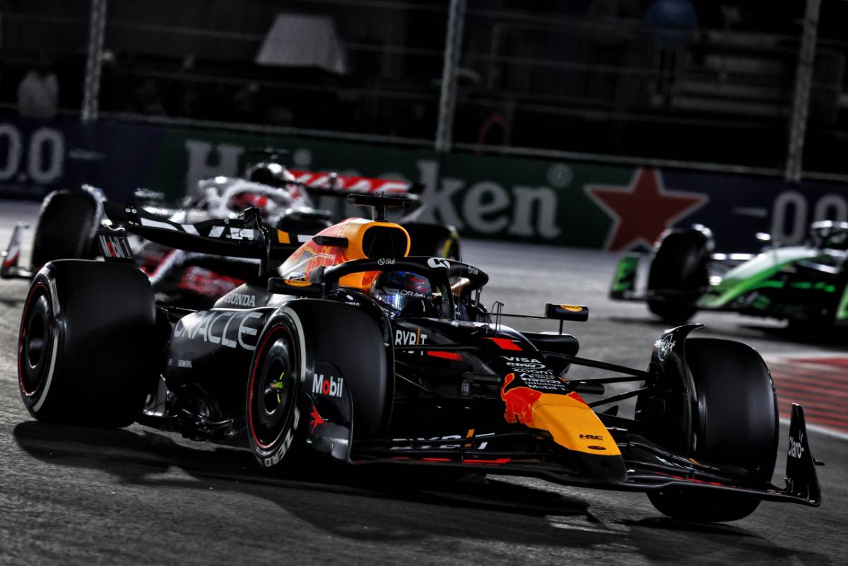 Max Verstappen (NLD) Red Bull Racing RB20.
23.11.2024. Formula 1 World Championship, Rd 22, Las Vegas Grand Prix, Las Vegas, Nevada, USA, Race Day.
- www.xpbimages.com, EMail: requests@xpbimages.com © Copyright: Charniaux / XPB Images