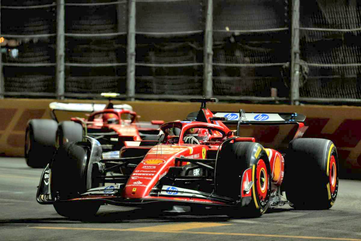 Leclerc says ‘all good’ with Sainz after Vegas tensions