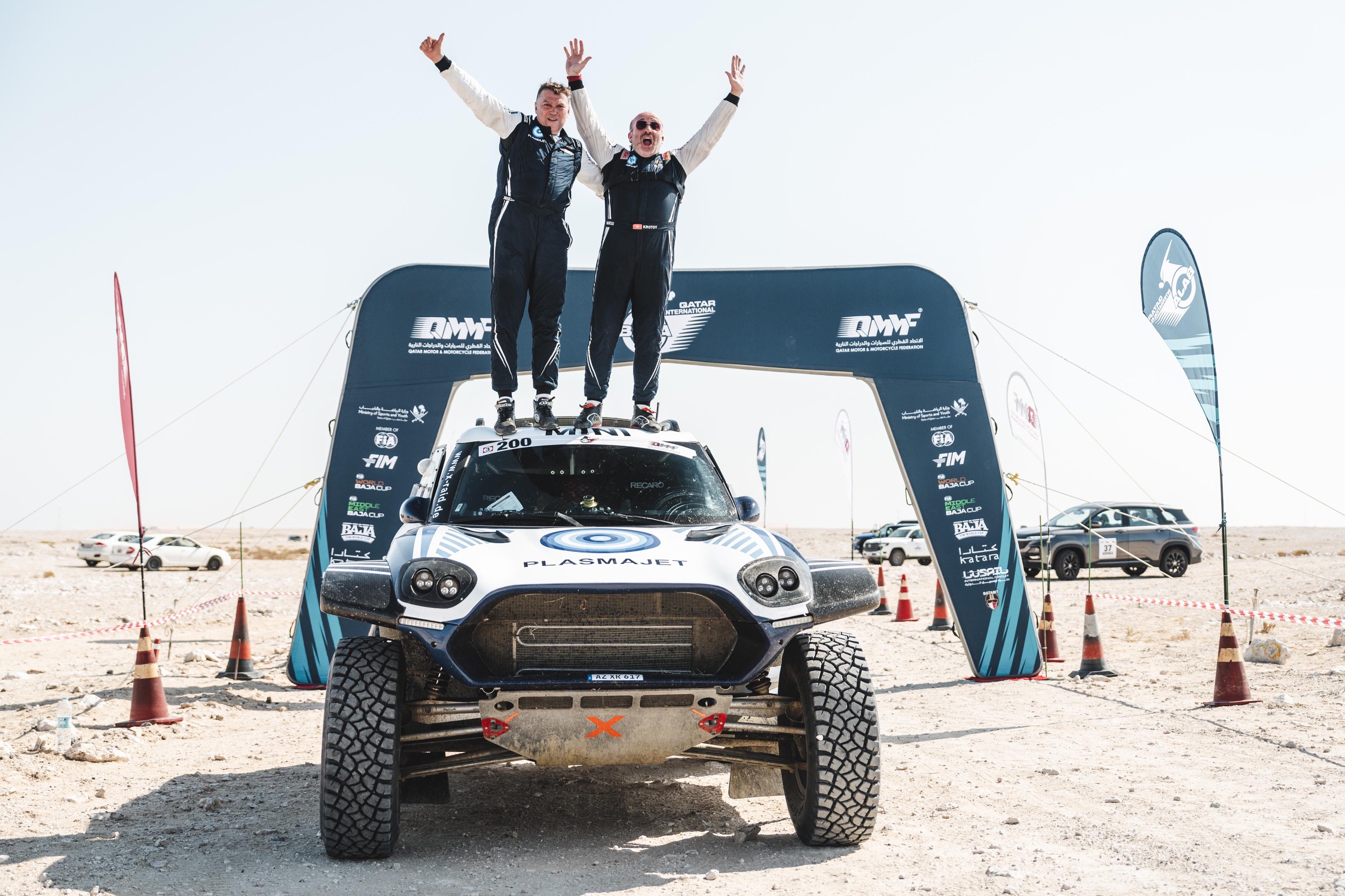 Krotov And Zhiltsov Give X-Raid First Victory In Petrol-Engine Mini JCW Rally At Qatar Baja